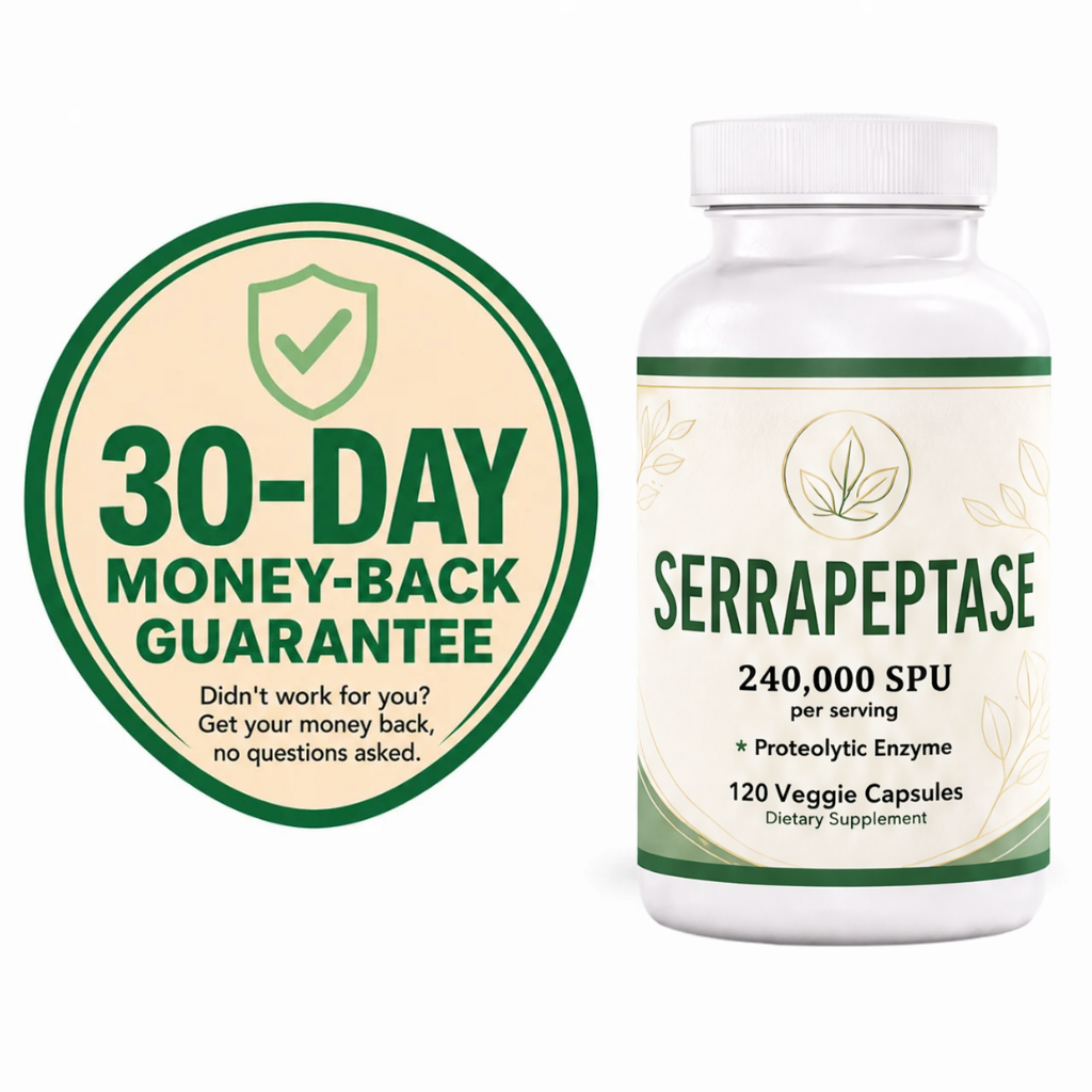 Serrapeptase 240,000 SPU - 120 Capsules