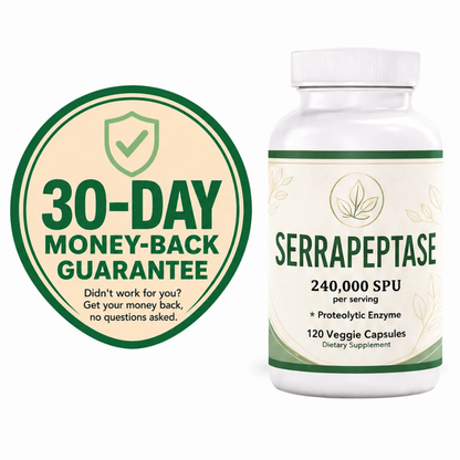 Serrapeptase 240,000 SPU - 120 Capsules