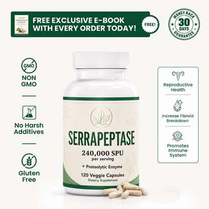 Serrapeptase 240,000 SPU - 120 Capsules