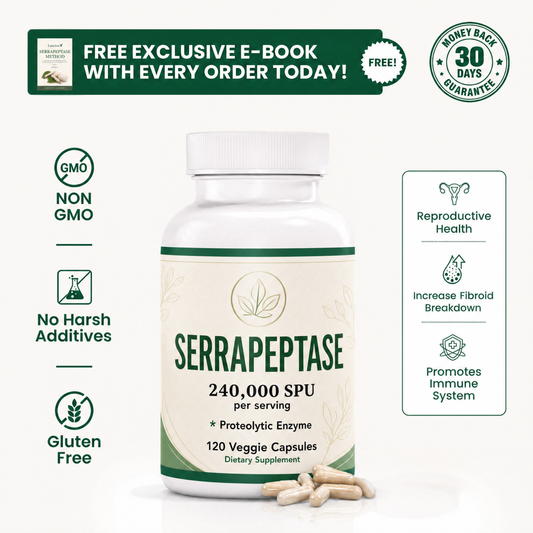 Serrapeptase 240,000 SPU - 120 Capsules