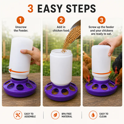 Automatic 1L chicken Feeder